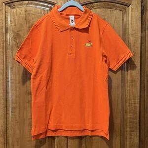 Masters Golf Orange Polo Youth Medium 8-10